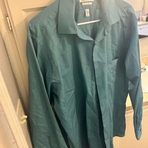 Van Heusen Teal Regular Fit Shirt